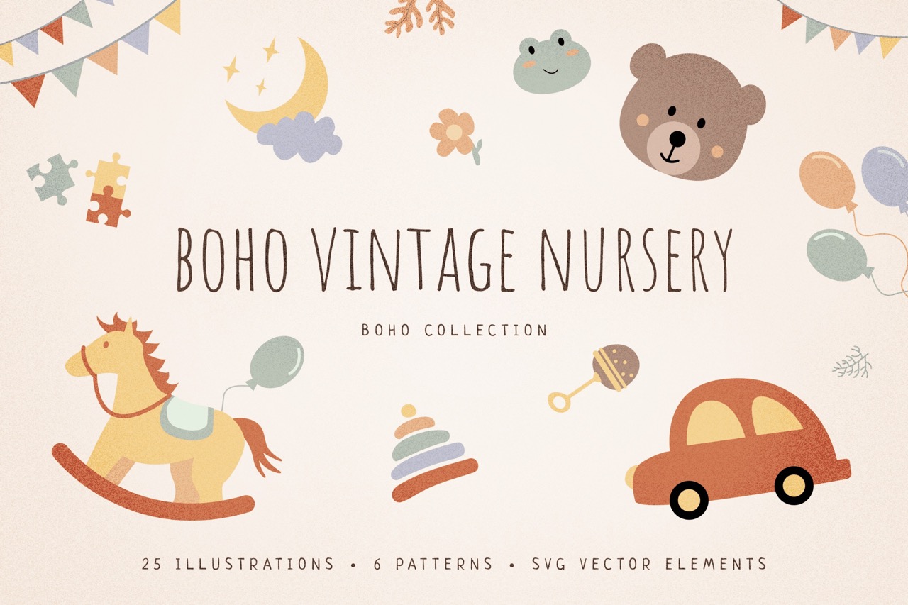 Boho Vintage Nursery
