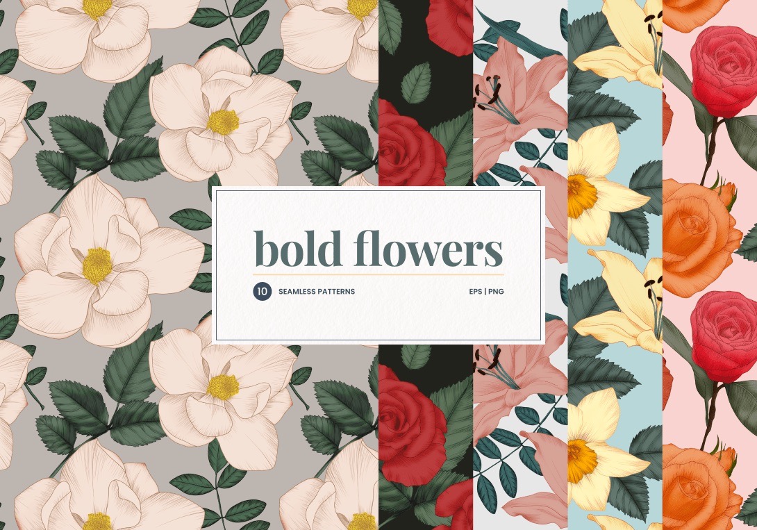 Bold Flower Patterns