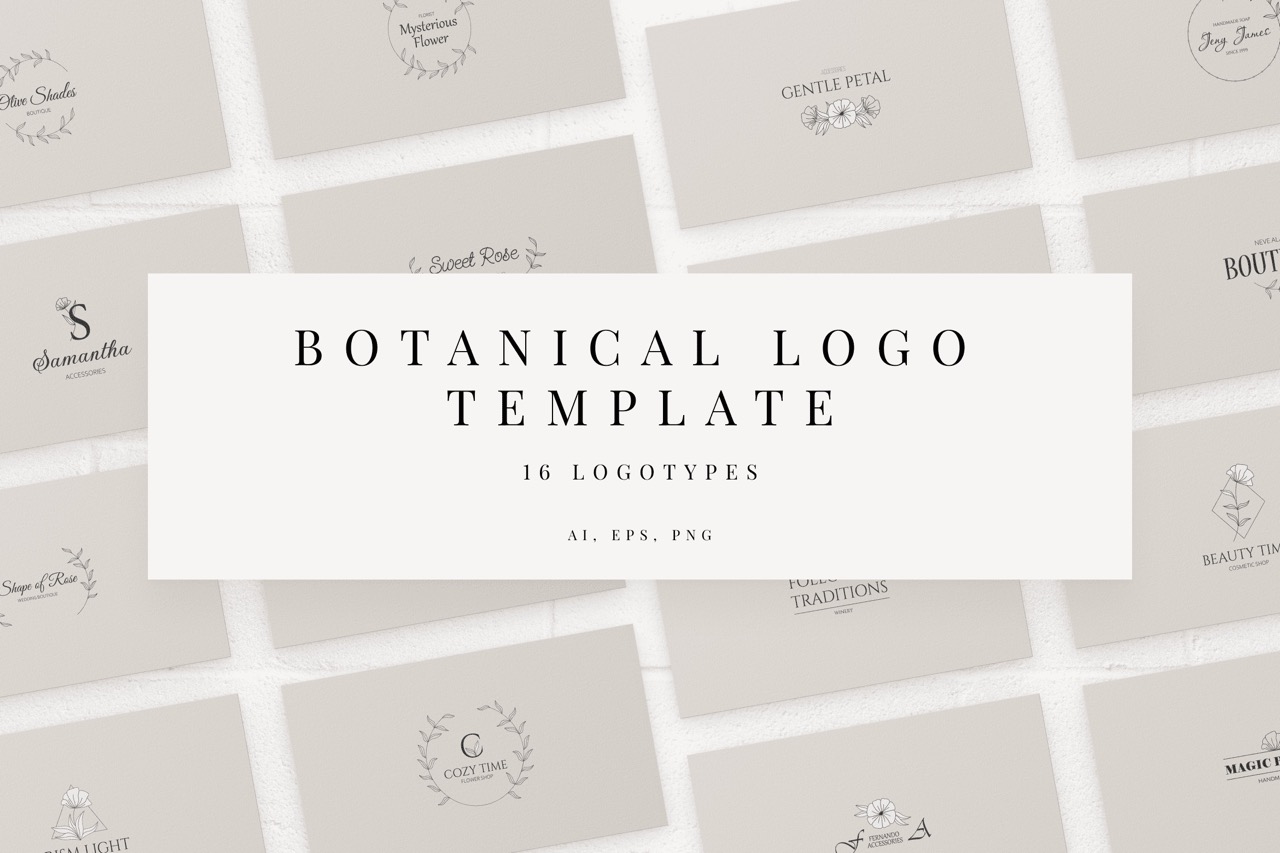 Botanical Logo Template