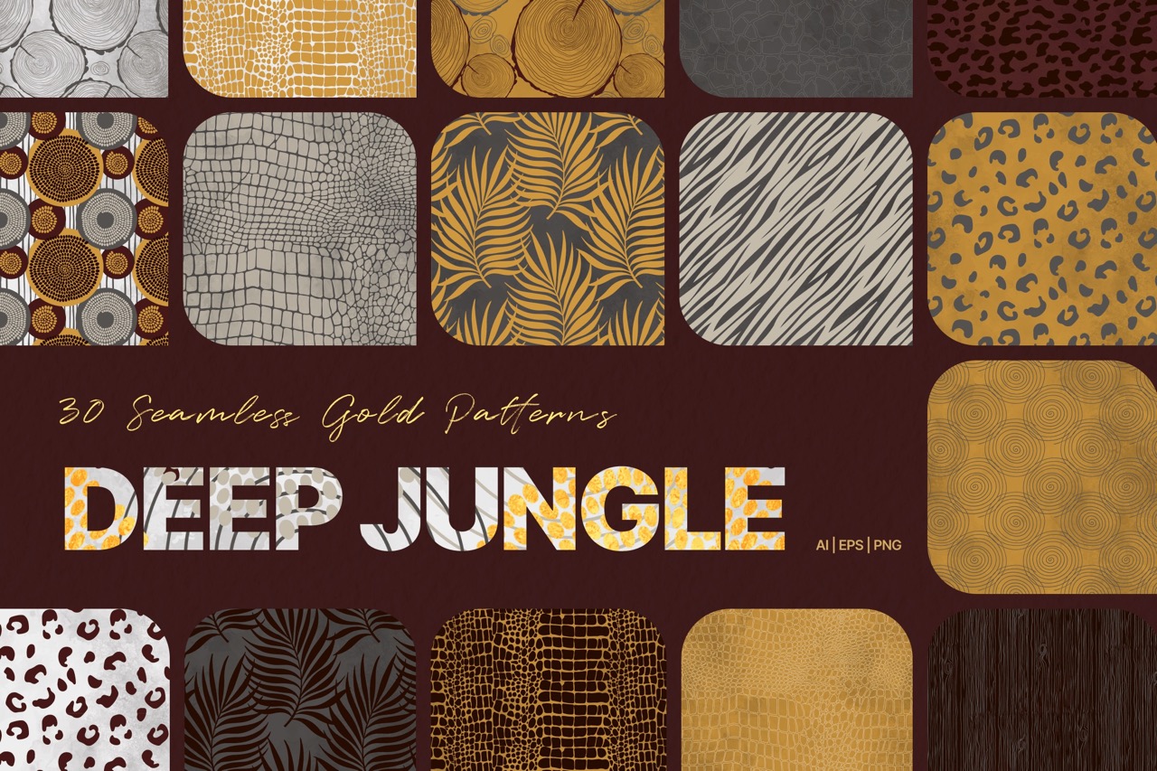 Jungle Gold Patterns