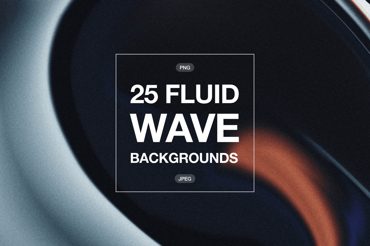 Fluid Grainy Wave Backgrounds