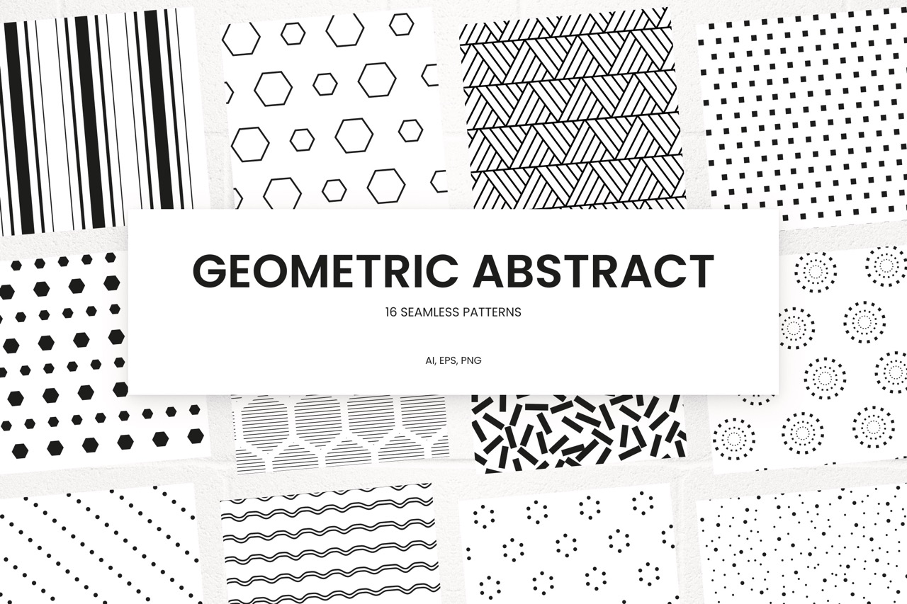 Geometric Abstract Minimalist Patterns