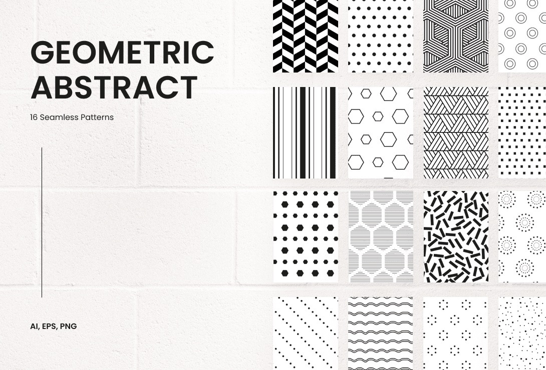Geometric Abstract Minimalist Patterns