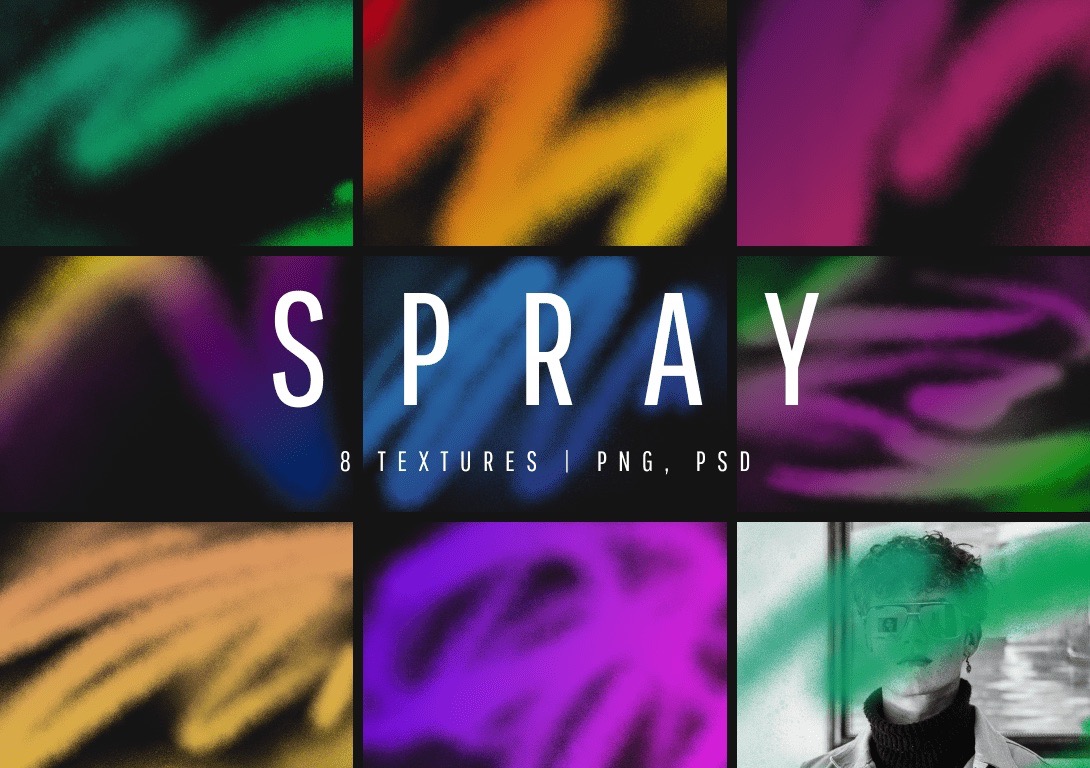 Spray Texture Overlays