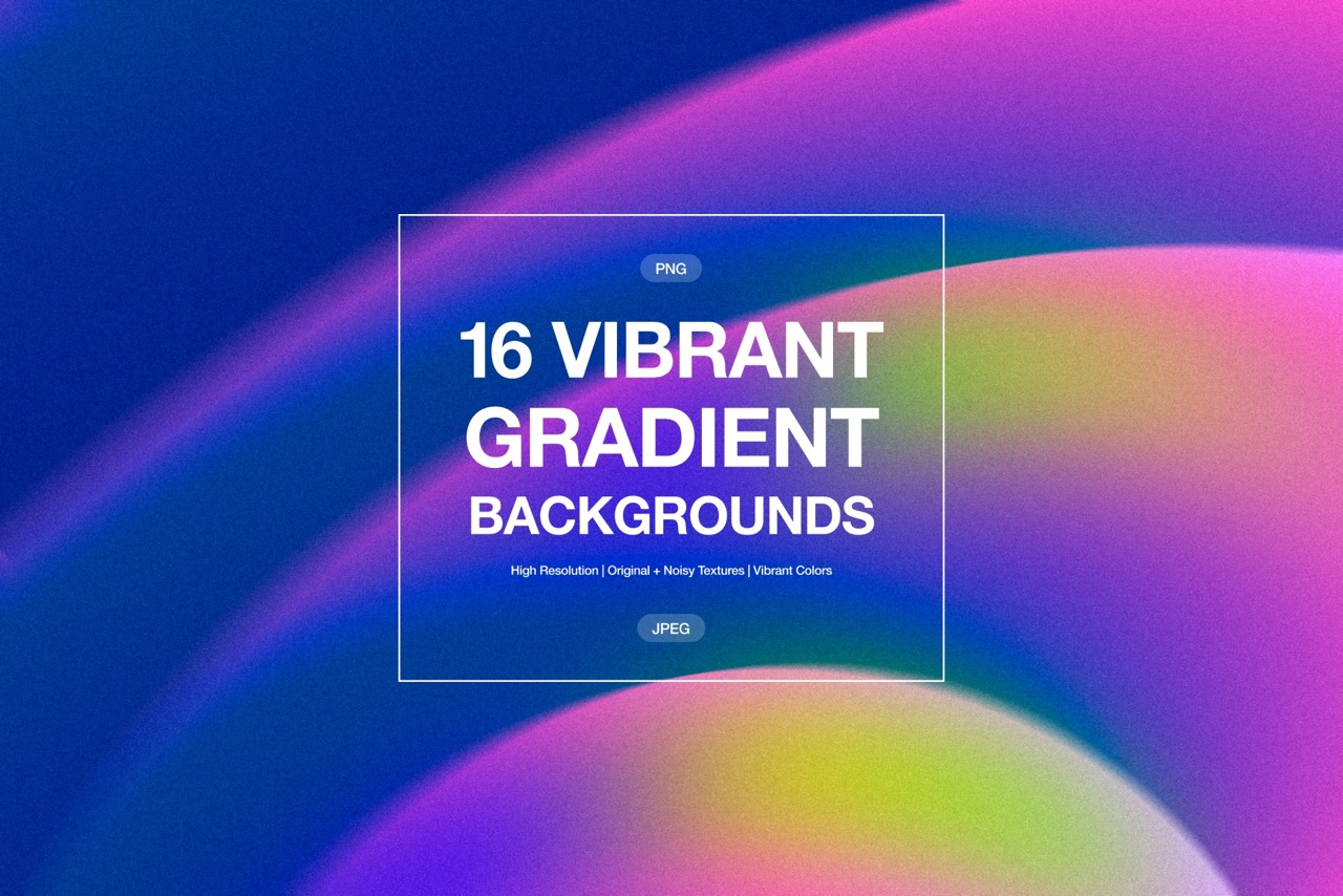 Vibrant Gradient Backgrounds