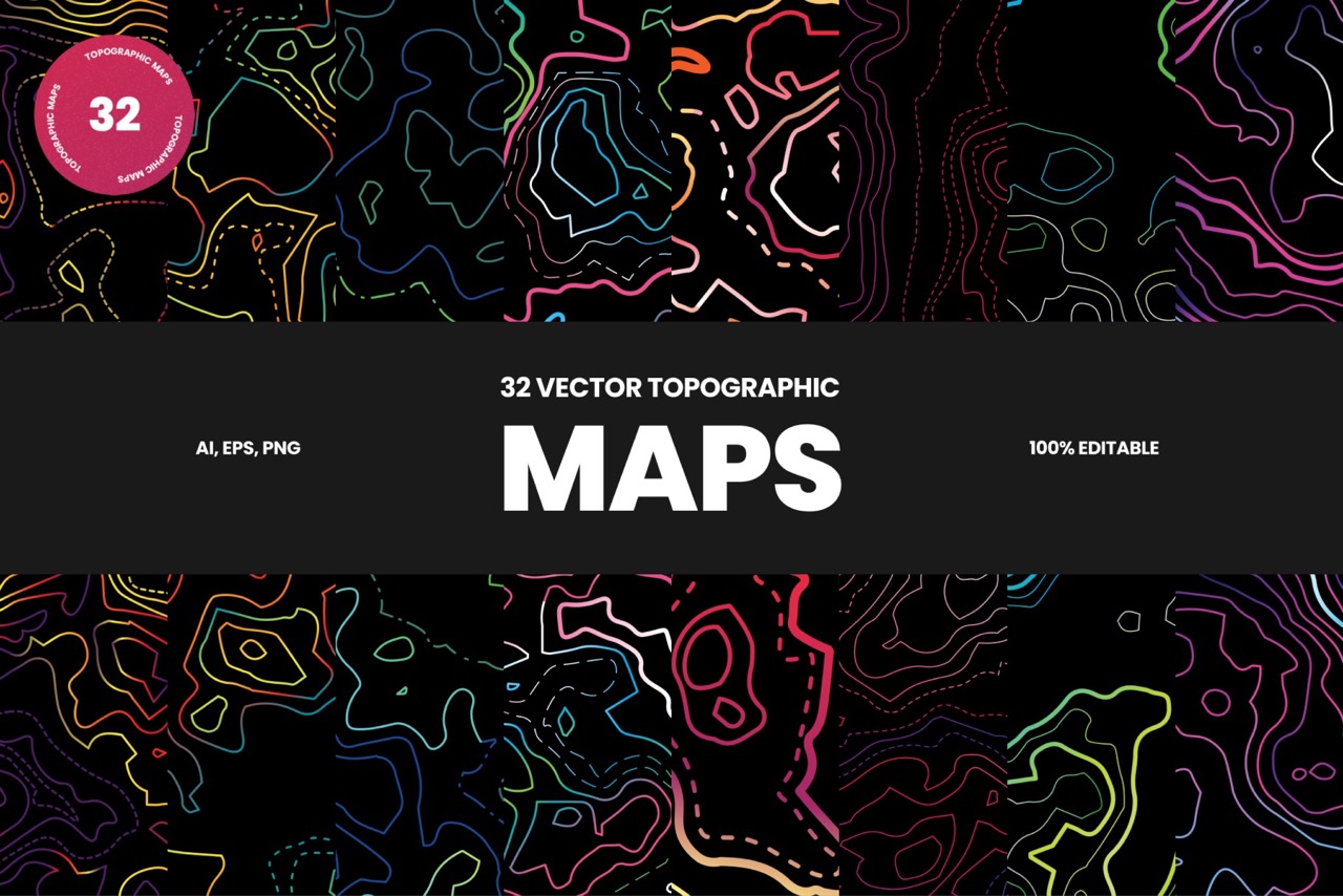 Gradient Topographic Maps