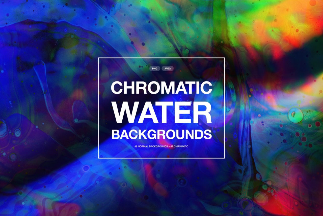 Chromatic Water Backgrounds